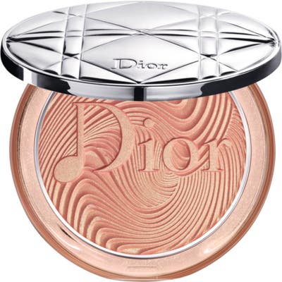 Dior Glow Vibes Diorskin Nude Luminizer Powder Highlighter - 2 Coral Vibes