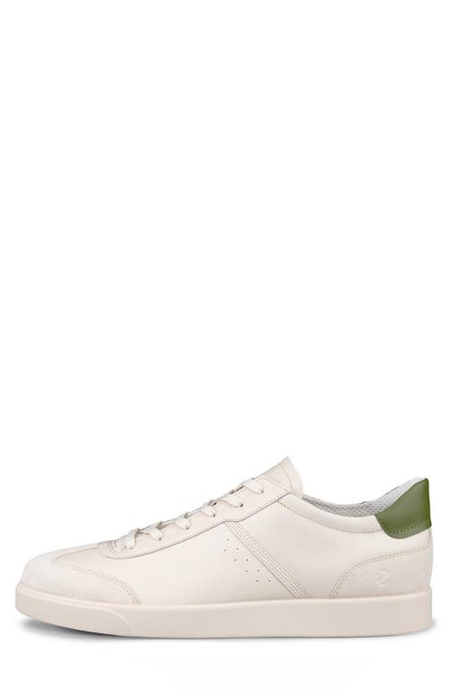 Shop Ecco Street Lite Low Top Sneaker In Limestone/limestone/acorn