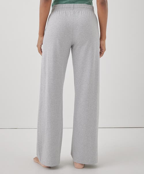 Shop Pact Organic Cotton Cool Stretch Lounge Pant In Heather Grey