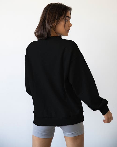 Shop Rebody Active Rebody Lifestyle Sweatshirt In Metropolis Black/slate