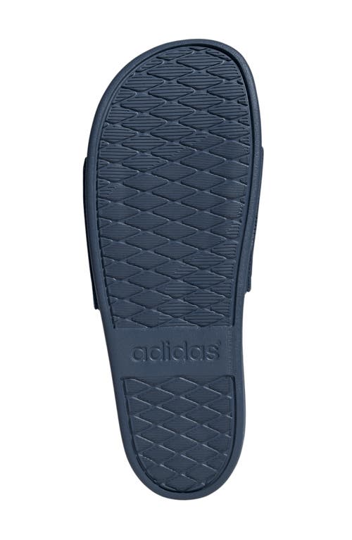 Shop Adidas Originals Adidas Adilette Slide Sandal In Ink/ink/preloved Ink