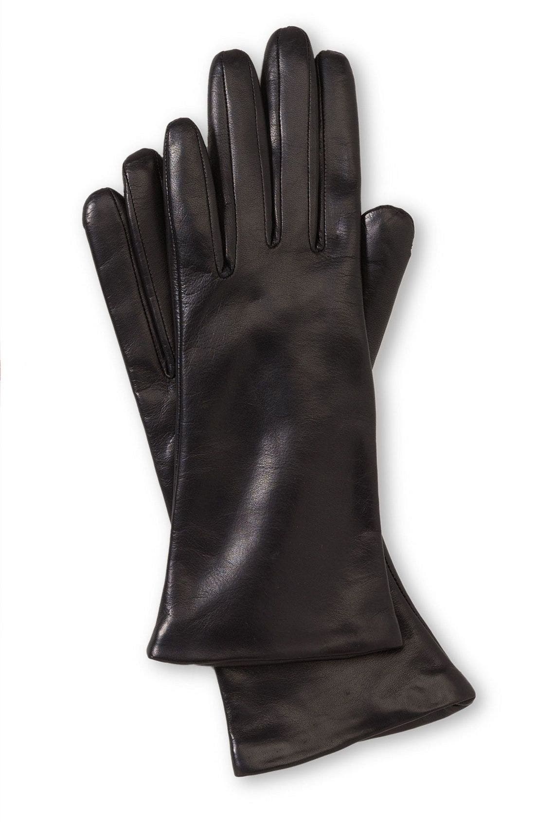 women's cashmere gloves with leather palms