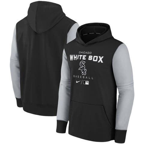 Outerstuff Youth Black Chicago White Sox Team Primary Logo Pullover Hoodie Size: Large