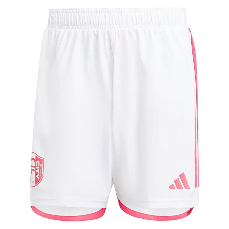 Shop Adidas Originals Adidas White St. Louis City Sc 2024 Away Authentic Shorts