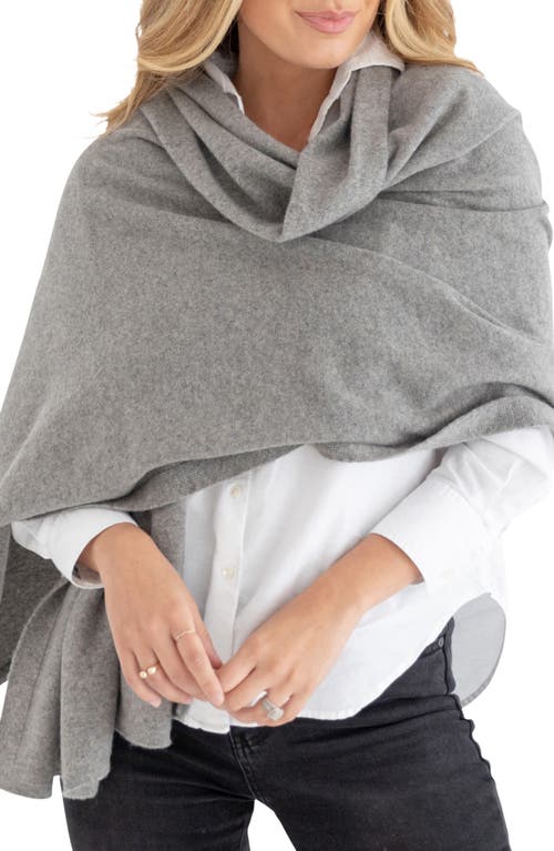The Cashmere Travel Scarf in Gray
