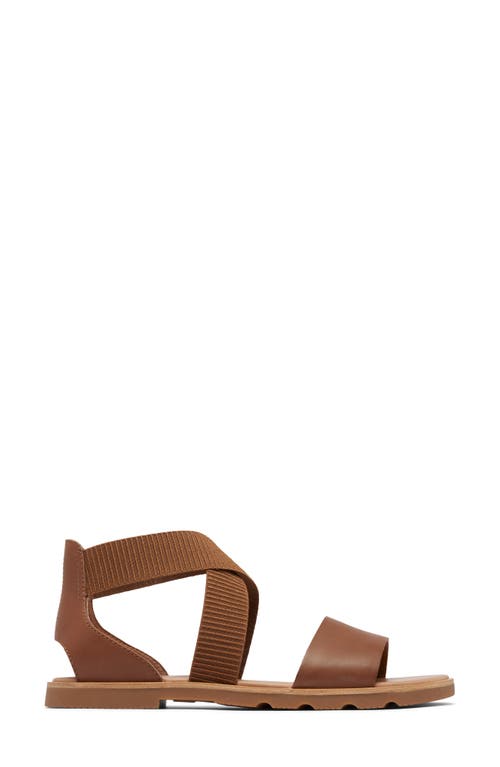 Sorel Ella Iii Sandal In Velvet Tan/gum 2