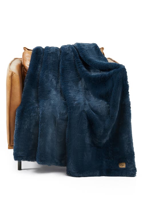 Shop Ugg(r) Euphoria Throw Blanket In Indigo/indigo