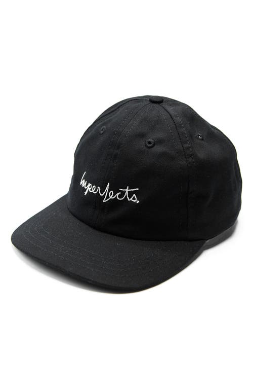Imperfects The Director's Baseball Cap in Black at Nordstrom