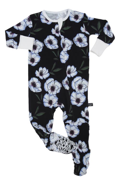 Peregrine Kidswear Violet Magnolia Fitted One-Piece Pajamas Purple at Nordstrom,
