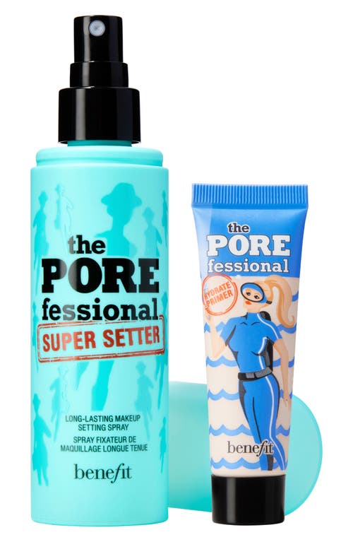 Benefit Cosmetics Super PORE Duo Setting Spray & Pore Primer Set USD $47 Value in None