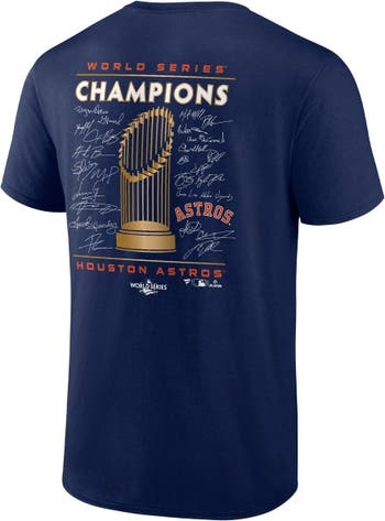 Houston Astros 2022 World Series Champions Signature Roster T-shirt