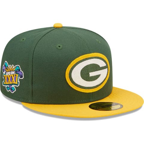 Men's Green Bay Packers New Era Black B-Dub 59FIFTY Fitted Hat