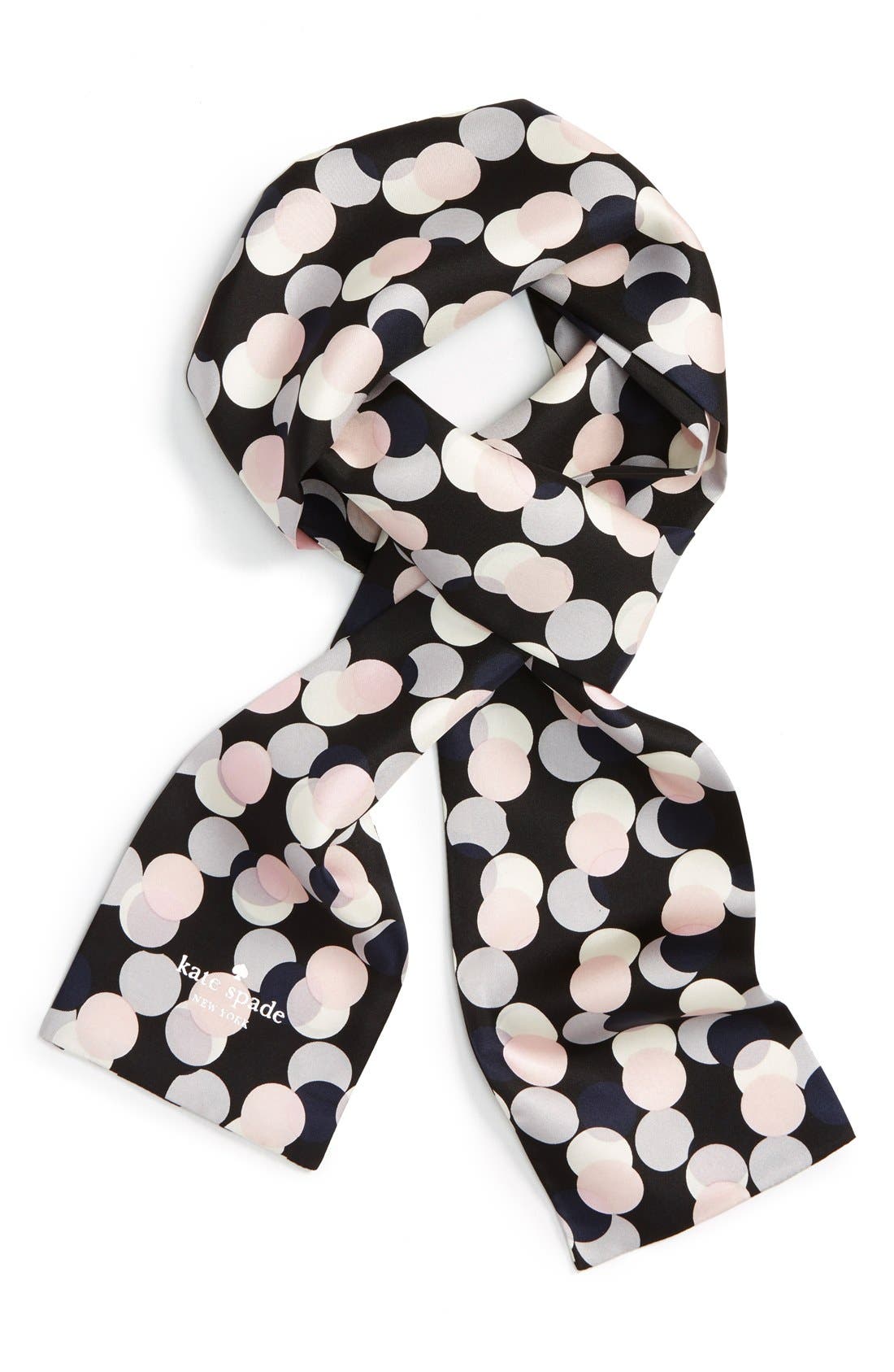 kate spade new york dot silk scarf Nordstrom