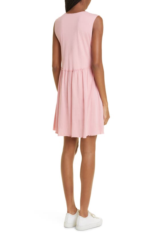 Shop Atm Anthony Thomas Melillo V-neck Sleeveless Minidress In Pink