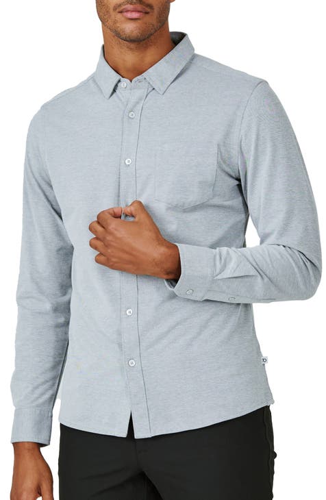 Solid Oxford Button-Up Shirt