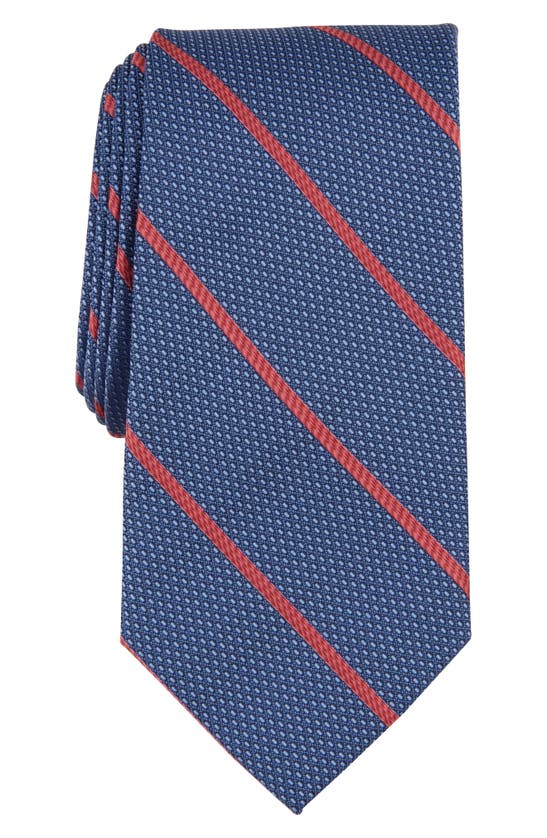 Savile Row Co Toderi Stripe Tie In Blue