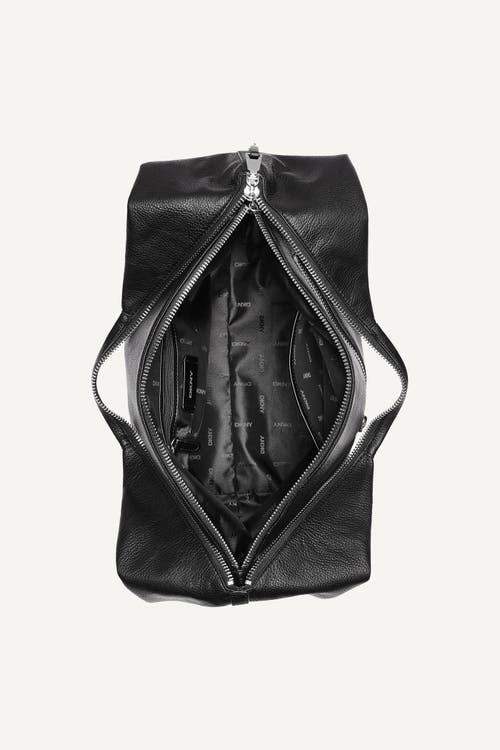 Dkny Monroe Satchel In Black/silver
