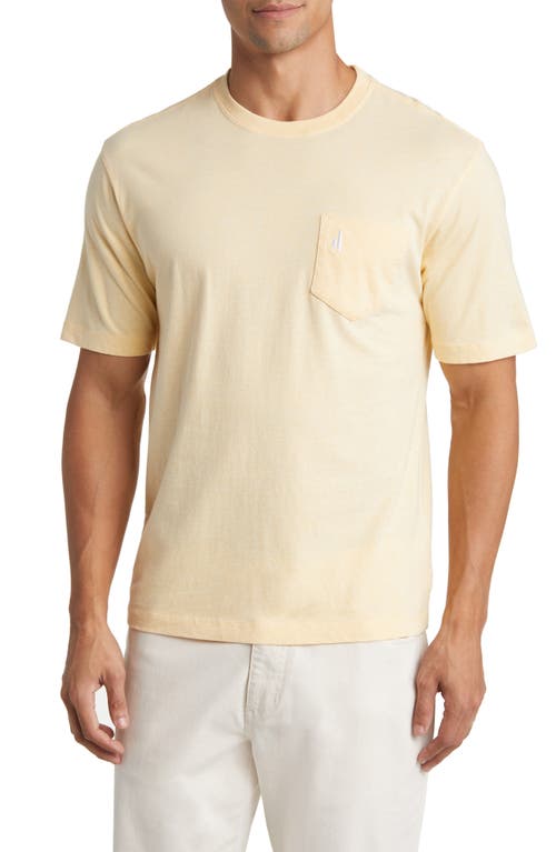 Dale Heathered Pocket T-Shirt in Sunny