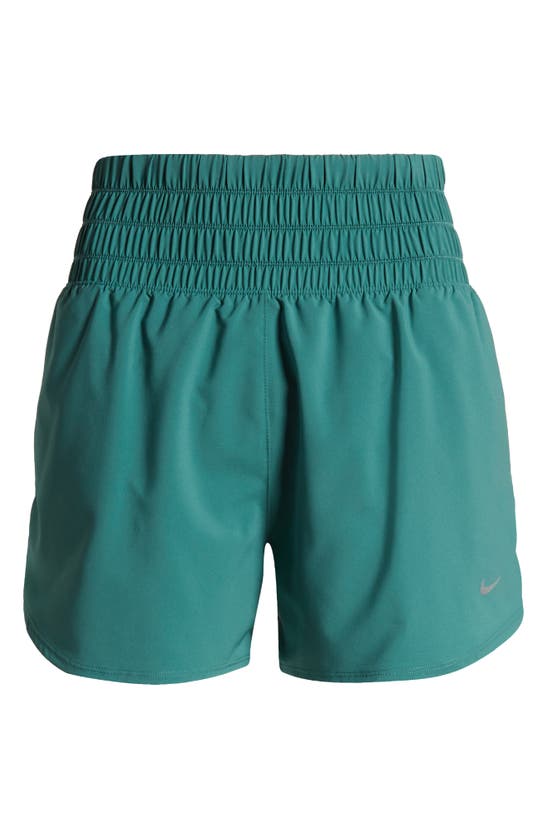Shop Nike Dri-fit Ultrahigh Waist 3-inch Brief Lined Shorts In Bicoastal/ Reflective Silv