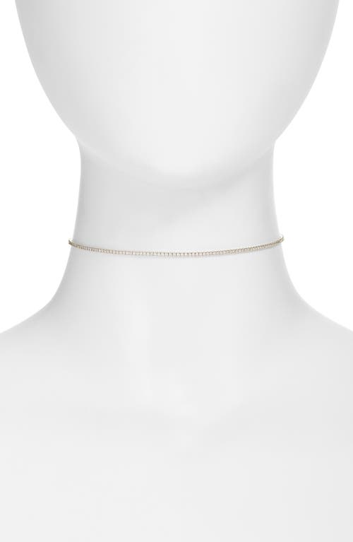 SHYMI Celine Tennis Choker Necklace in Silver at Nordstrom