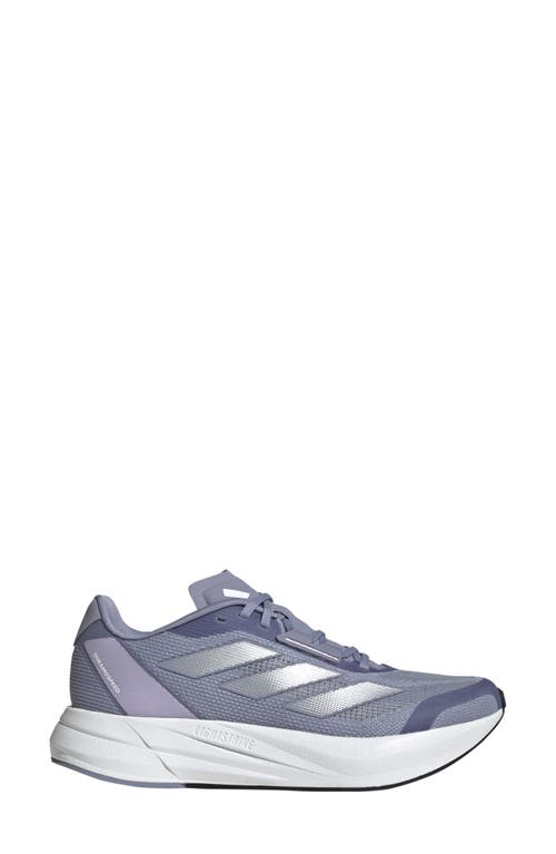 Shop Adidas Originals Adidas Duramo Speed Running Sneaker In Violet/silver/silver