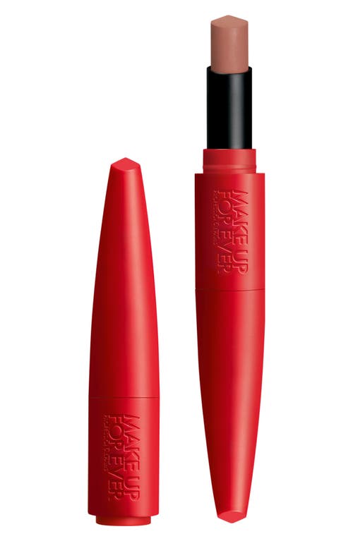 Shop Make Up For Ever Rouge Artist For Ever Matte Lipstick In 606 - Wherever Walnut