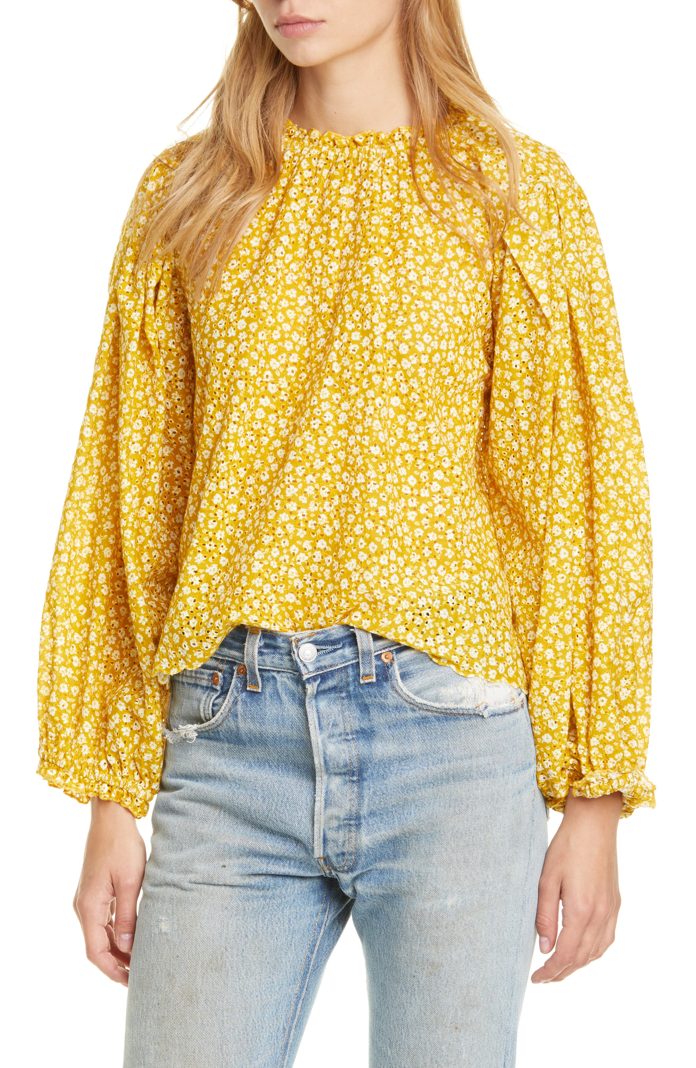 THE GREAT. The Chime Top Nordstrom