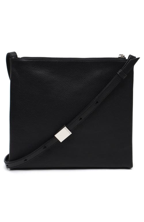 Shop Thacker Thacker Callie Leather Crossbody Bag In Black