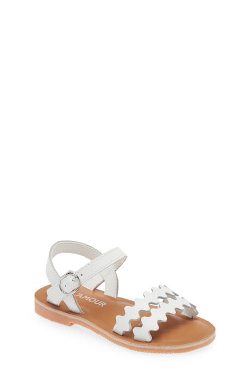 L'AMOUR Kids' Eden Sandal White at Nordstrom, M