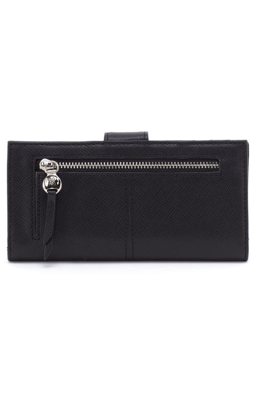 Shop Hobo Essential Leather Bifold Wallet In Black