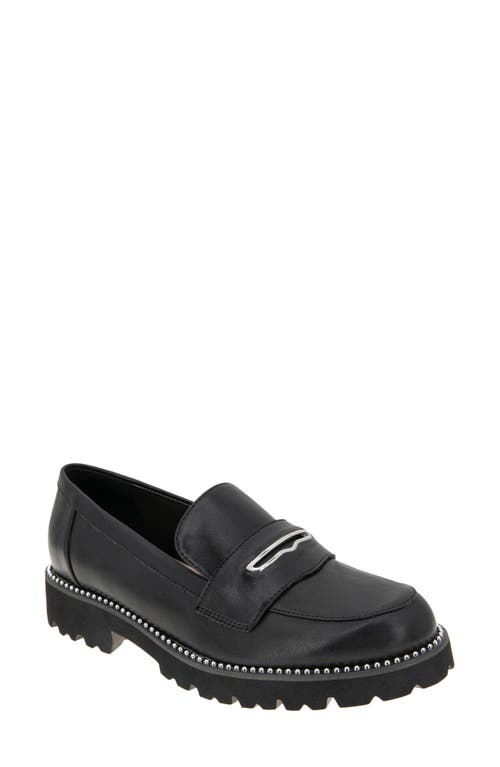 bcbg Tarly Lug Loafer Black at Nordstrom,