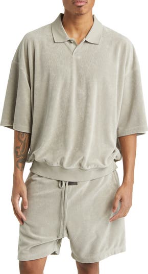 Fear of God Essentials Terry Cloth Polo | Nordstrom