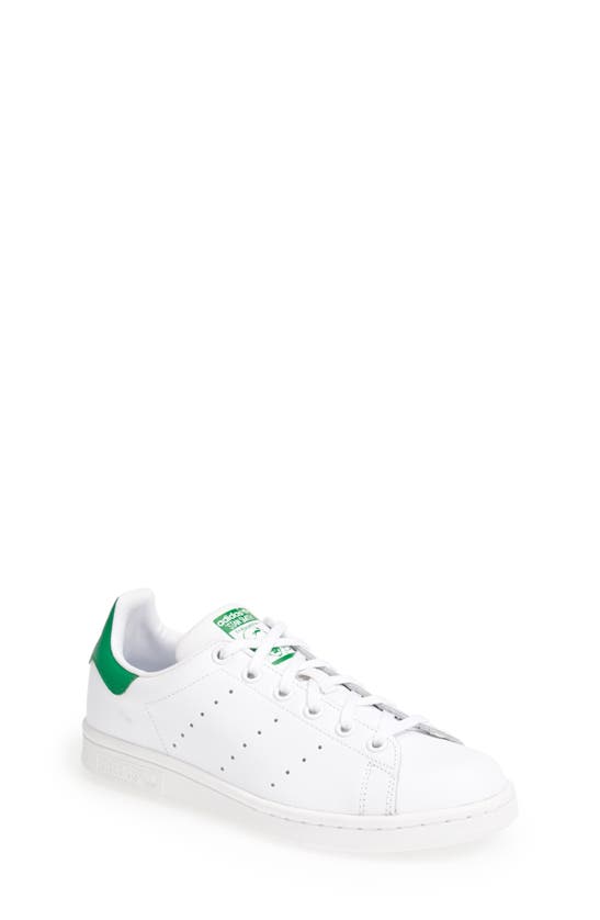 Adidas Originals Stan Smith Leather Trainers 0-24 Month In White/ Green