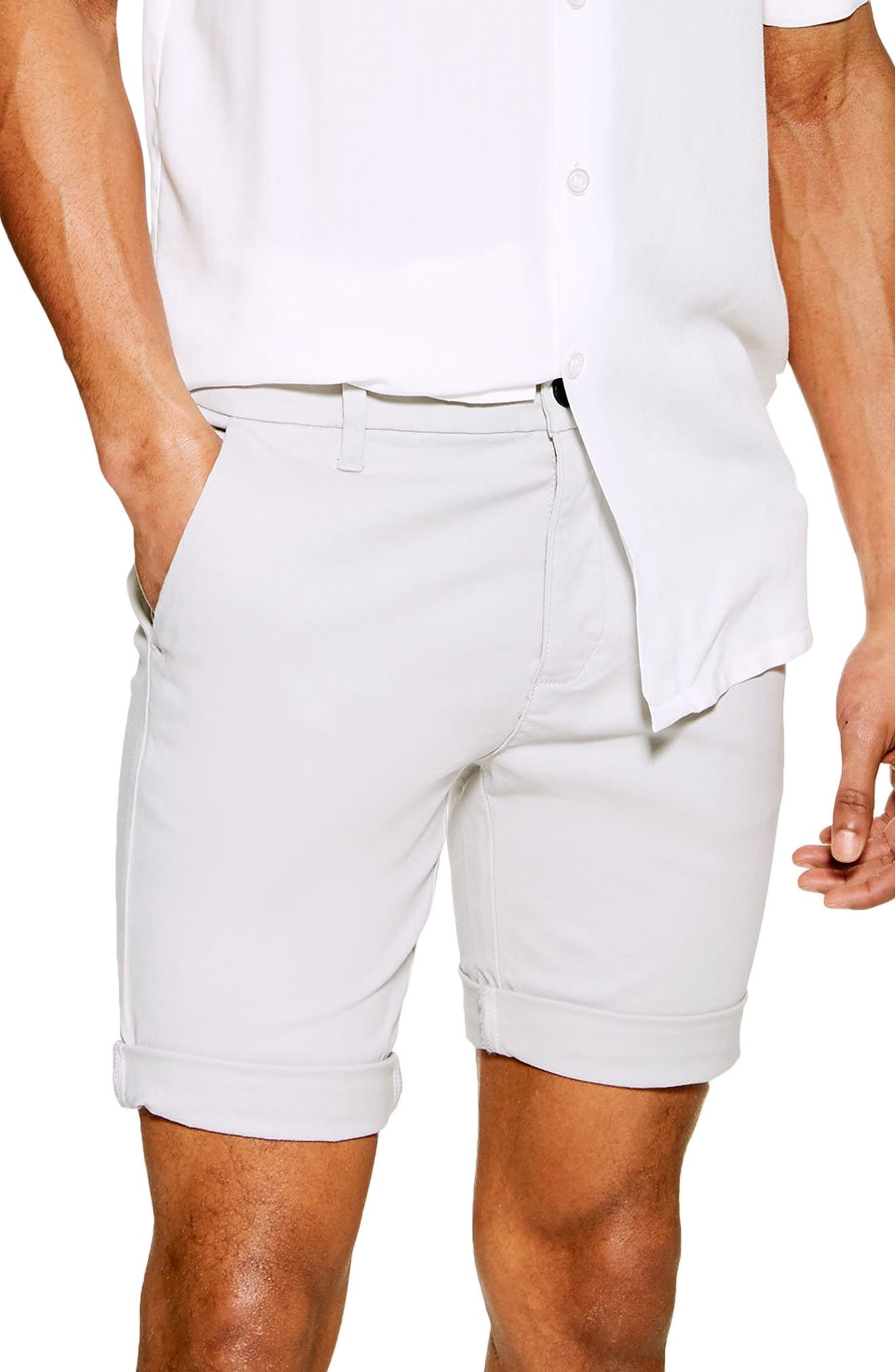 Topman Stretch Skinny Chino Shorts Nordstrom