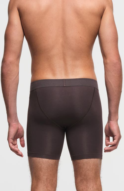 Shop Skims 5-inch Cotton & Modal Blend Boxer Briefs In Phoenix