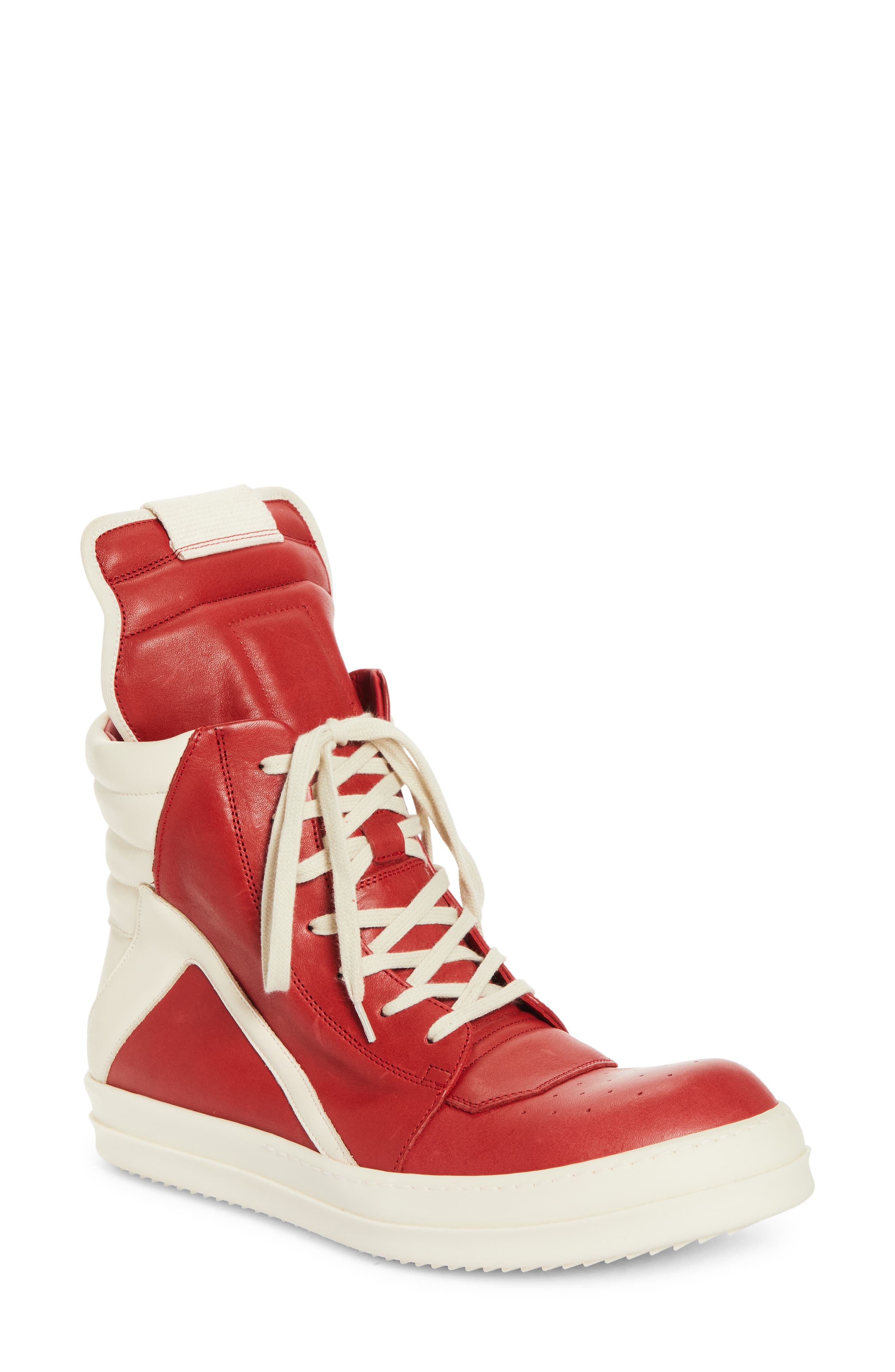 Geobasket leather high-top sneakers