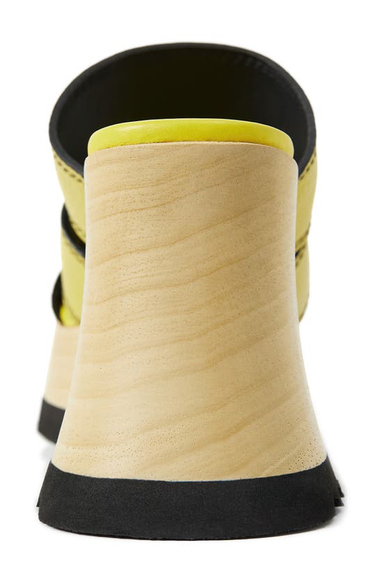 Shop Miista Deanne Platform Sandal In Lime
