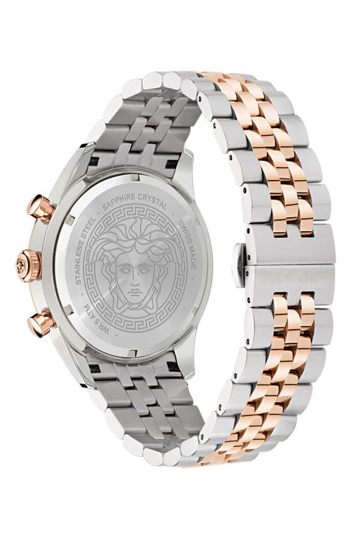 Versace Master Chronograph, 44mm In Two Tone