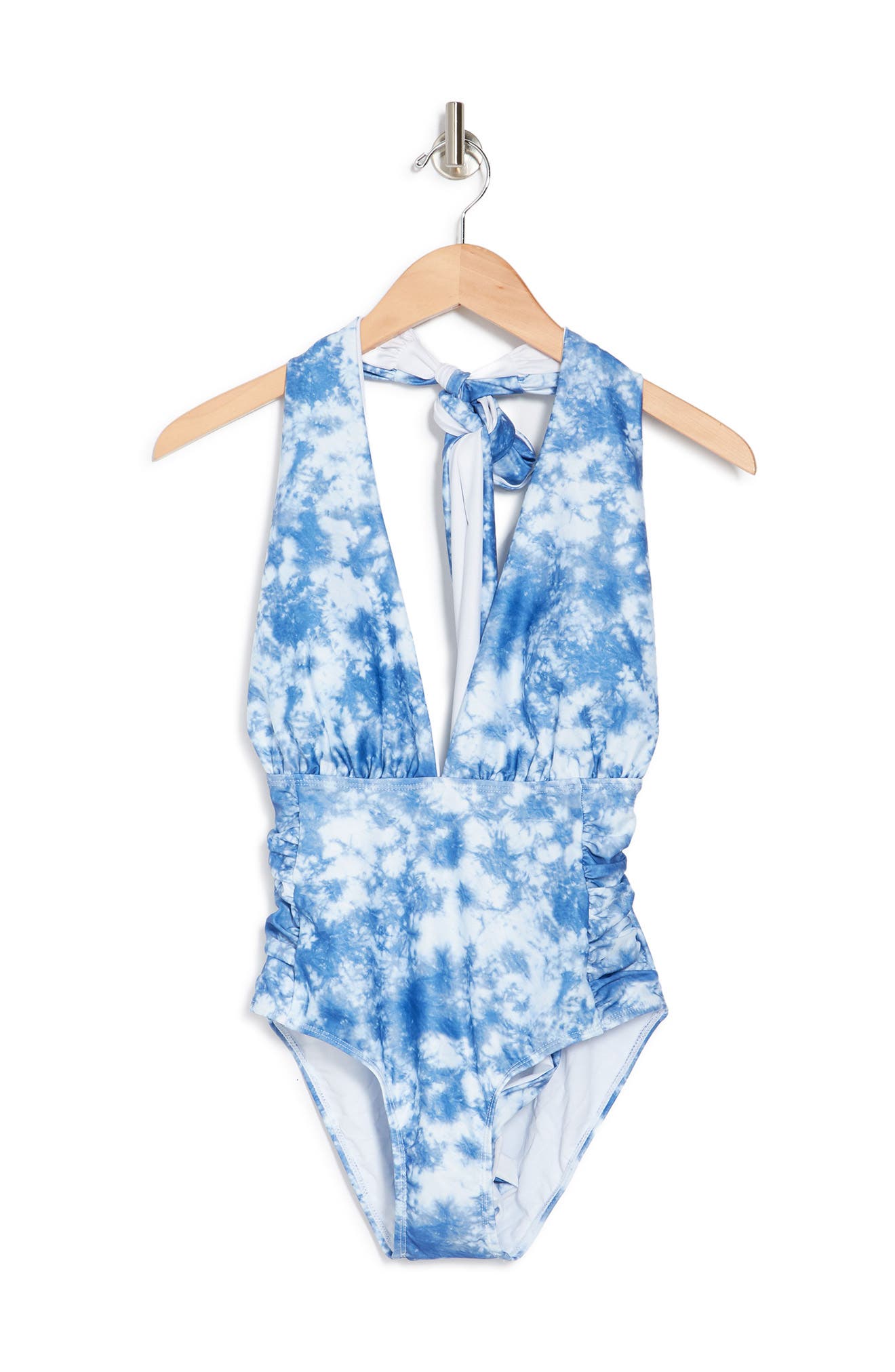 Nicole Miller Convertible One-piece Swimsuit In Tie Dye Moment