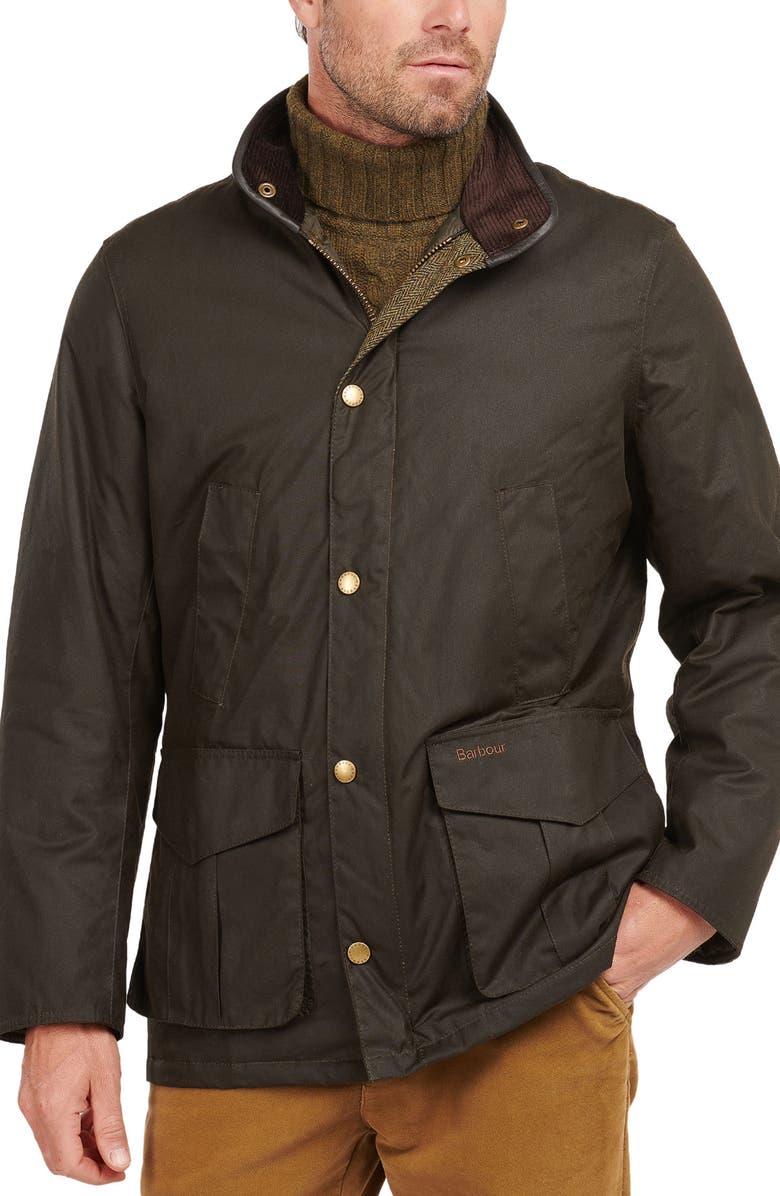 Barbour Hereford Waxed Cotton Jacket | Nordstrom