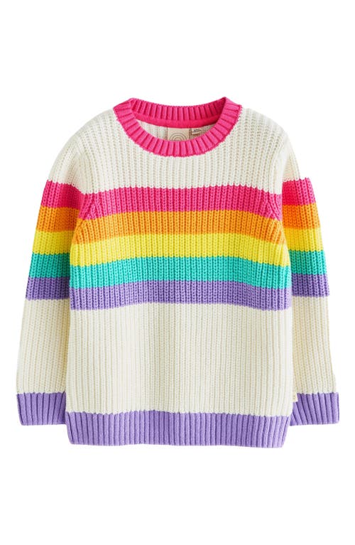 LITTLE BIRD LITTLE BIRD KIDS' STRIPE CREWNECK SWEATER