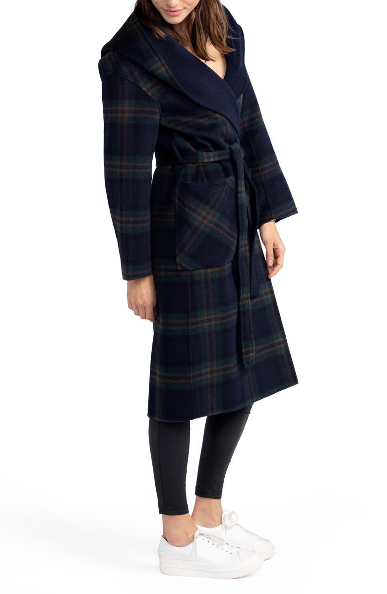 BELLE AND BLOOM Arcadia Oversize Belted Wool Blend Coat | Nordstrom