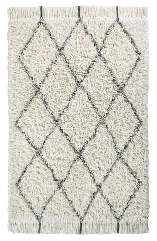 Lorena Canals Berber Washable Wool Rug in Natural at Nordstrom