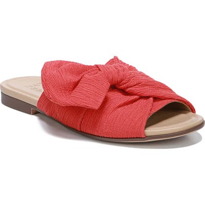 Naturalizer Tea Slide Sandal- Orange