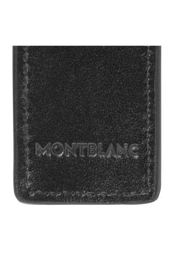 Montblanc Meisterstuck One Pen Leather Pouch In Black