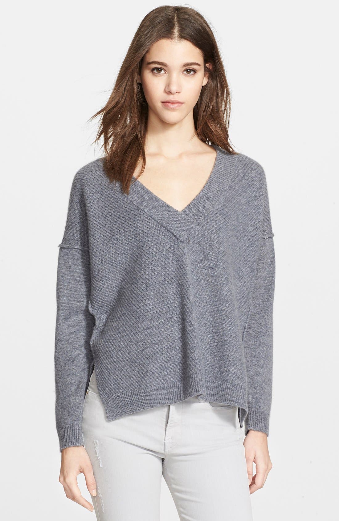 Frame Denim 'Le Boyfriend' VNeck Cashmere Sweater Nordstrom