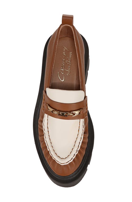 Shop Circus Ny By Sam Edelman Pierre Loafer In Spiced Cognac/vanilla Bean