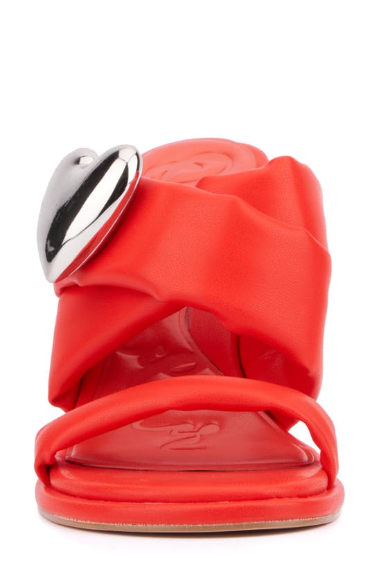 Olivia Miller Lovey Dovey Sandal In Red