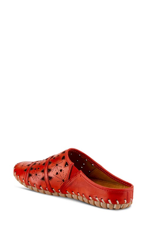 Shop Spring Step Fusalide Mule In Red