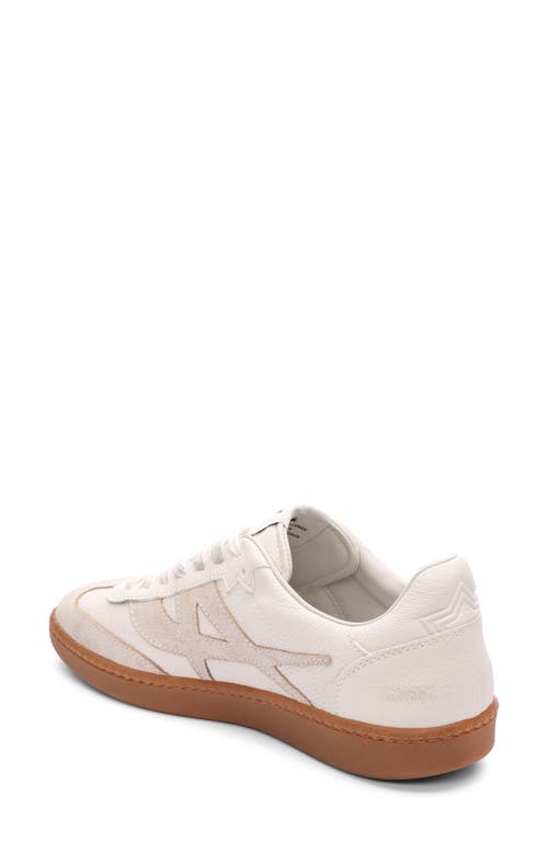 Ash Sunset Retro Sneaker In Beige-white/white